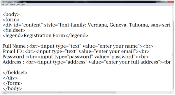 html form_second page