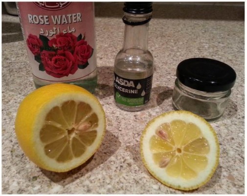 Home-remedies-for-cracked-heels-rosewater-and-glycerin