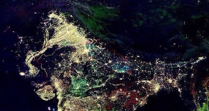 Satelite-image-India-in-Diwali