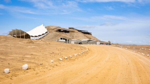 Panoramic,View,Of,El,Brujo,Archaeological,Complex,With,The,Pyramid